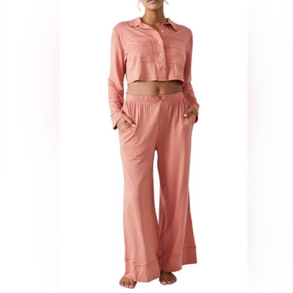Intimately Free People Essential 2-Piece Pajama NWOT
Set